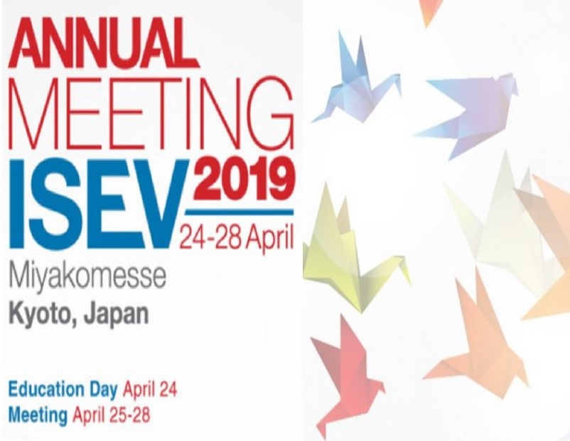 evFOUNDRY at ISEV annual meeting 2019 in Kyoto, Japan